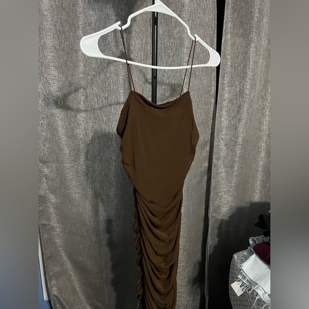 Brown dress